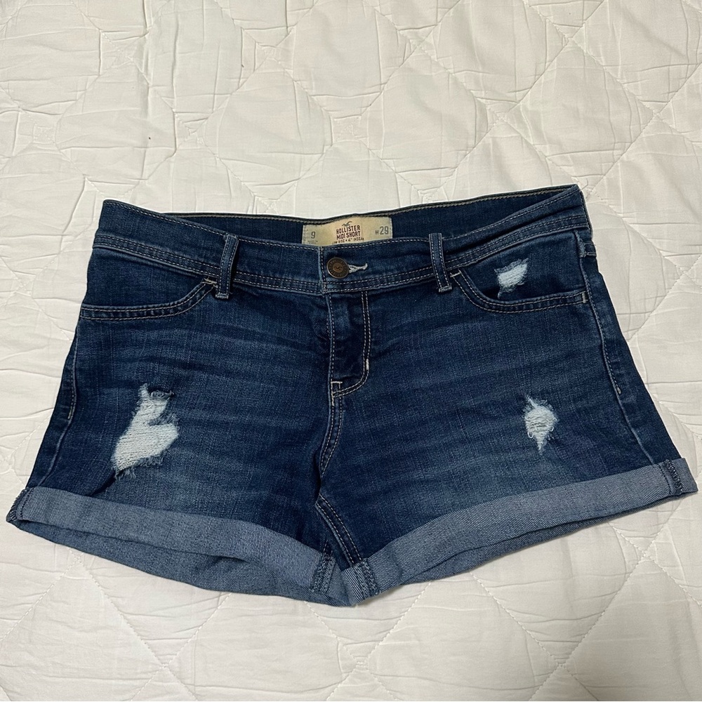 Hollister Blue Jean Shorts